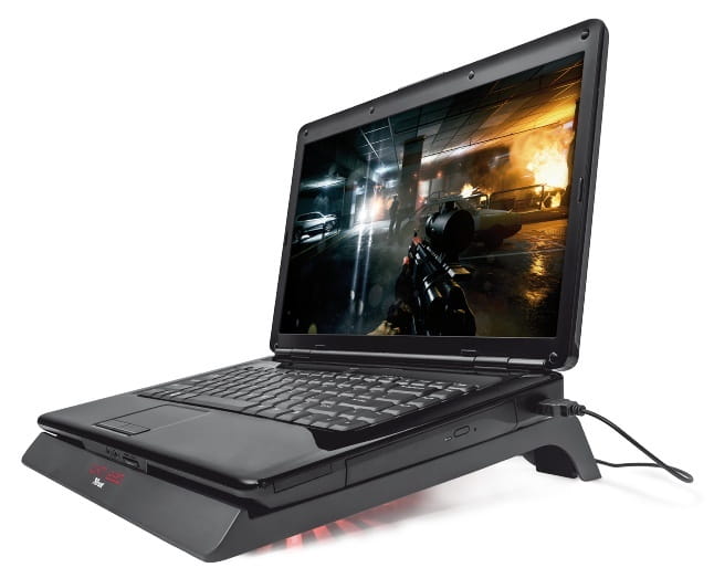 Підставка для ноутбука Trust GXT 220 Notebook Cooling Stand Black (20159) 17.3"