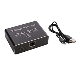 Комутатор Cablexpert NSP-4P-EU