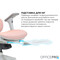 Фото - Крісло офісне OfficePro Elite OC950GLP Gray/Light Pink | click.ua