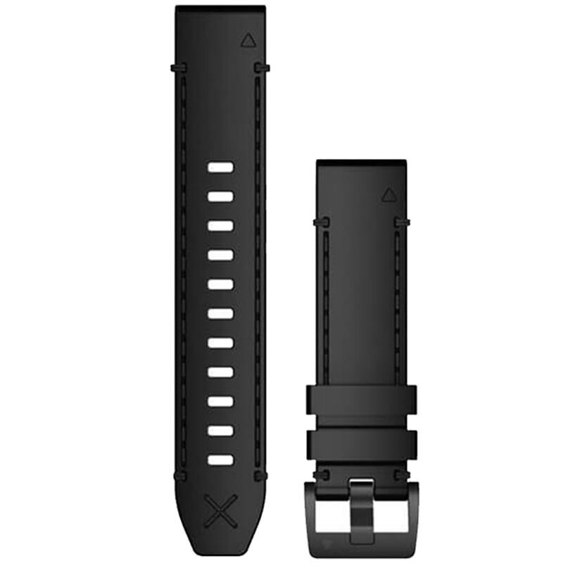 Ремешок Garmin QuickFit 22mm для Garmin Marq Black Leather (010-12738-19)