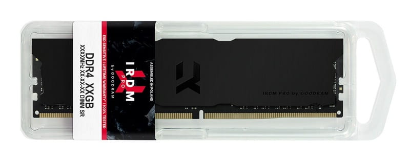 Модуль пам'яті DDR4 16GB/3600 Goodram Iridium Pro Deep Black (IRP-K3600D4V64L18/16G)