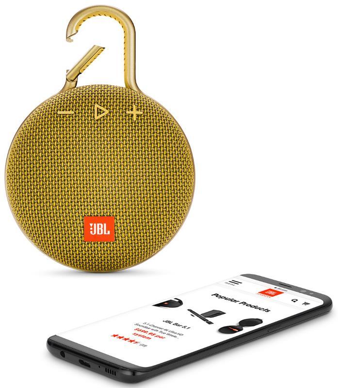 Акустическая система JBL Clip 3 Mustard Yellow (JBLCLIP3YEL)