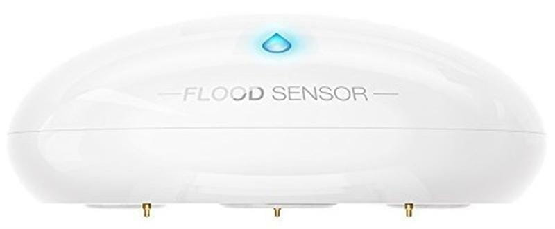 Датчик протечки воды Fibaro Flood Sensor FGFS-101_ZW5, Z-Wave, 3V CR123A/12-24V DC, White
