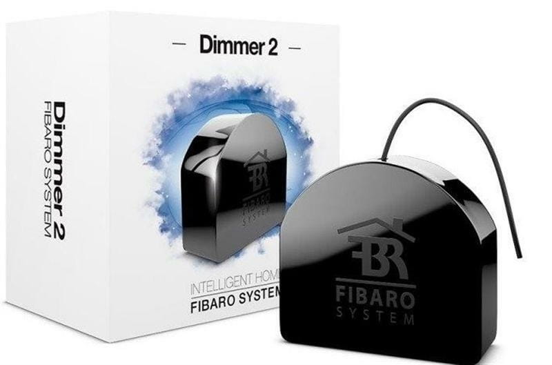 Реле Fibaro Dimmer 2 FGD-212, Z-Wave, 230V, макс. 1.1А, 250Вт, Black