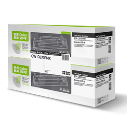 Картридж ColorWay (CW-C070FMX) Canon MF461w/463dw/465dw/LBP243dw/246dw Black Dual Pack (Canon 070H)