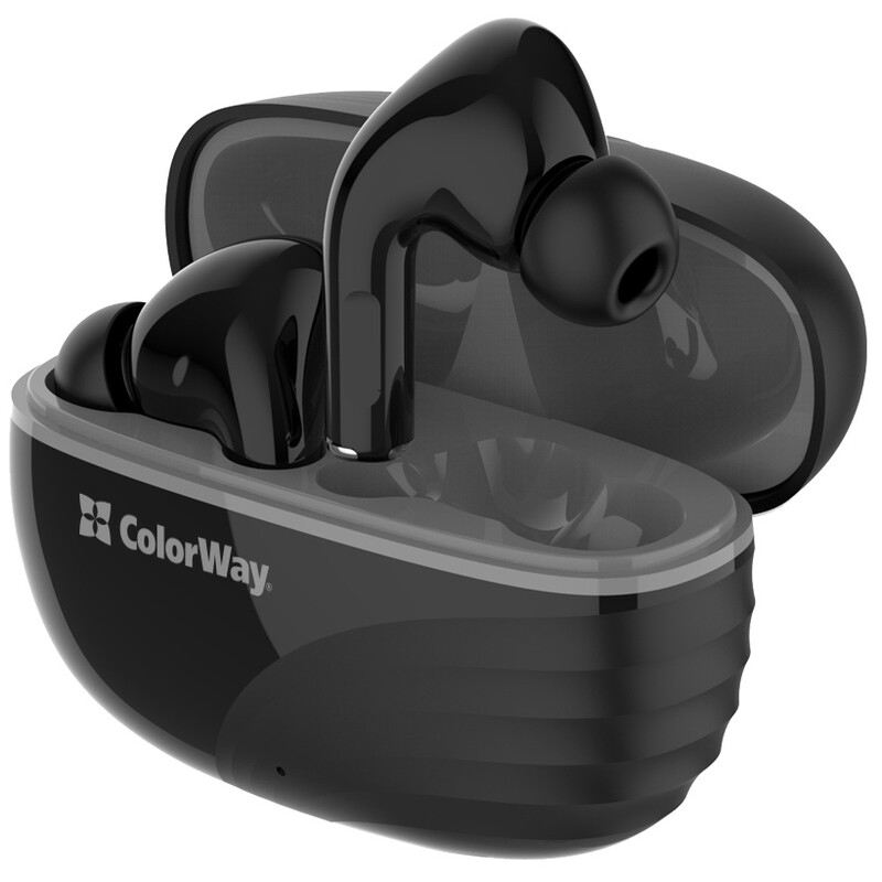 Bluetooth-гарнитура СolorWay Slim TWS-5 Earbuds Black (CW-TWS5BK)