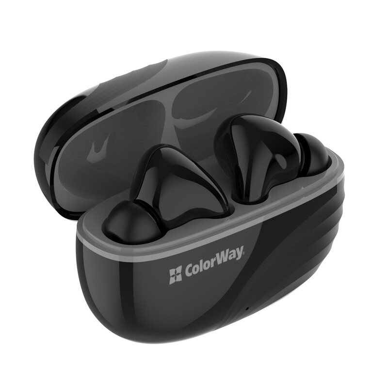 Bluetooth-гарнітура СolorWay Slim TWS-5 Earbuds Black (CW-TWS5BK)