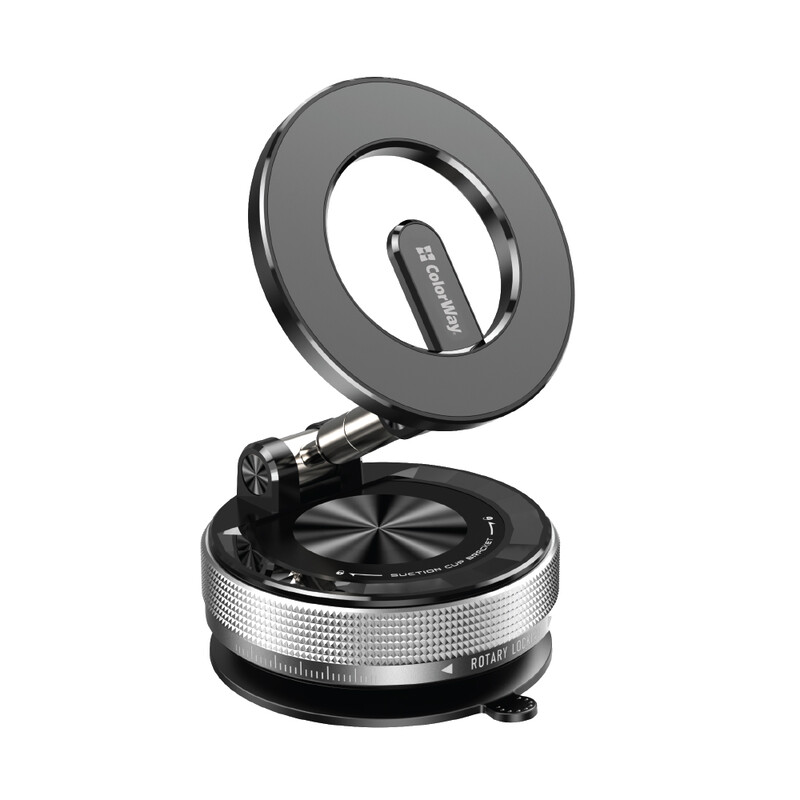 Тримач автомобільний СolorWay MagSafe 360° Black (CW-CHM21-BK)