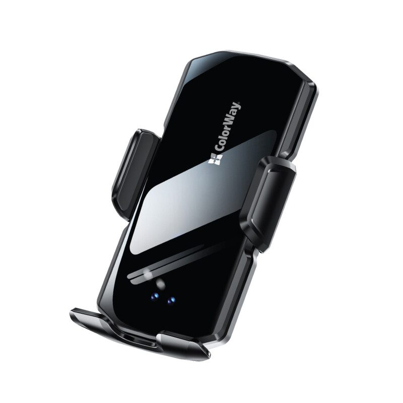 Бездротовий зарядний пристрій СolorWay FlameGrip 15W Black (CW-CHAW070Q-BK)
