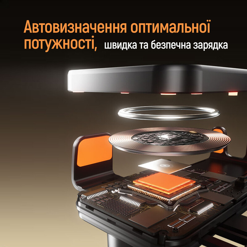 Бездротовий зарядний пристрій СolorWay Ultra-mini 15W Black (CW-CHAW069Q-BK)