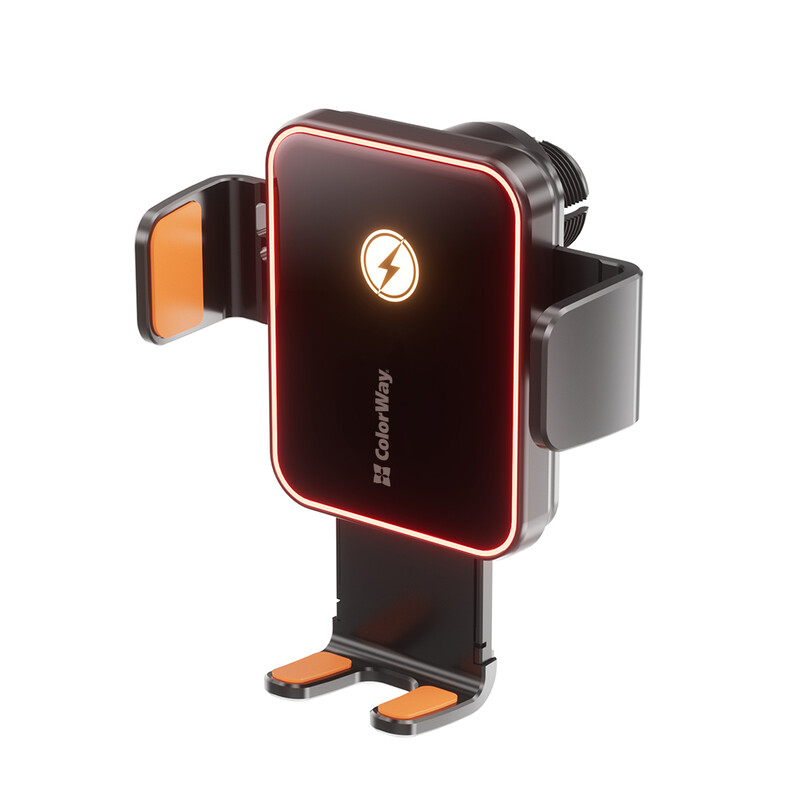 Бездротовий зарядний пристрій СolorWay Ultra-mini 15W Black (CW-CHAW069Q-BK)