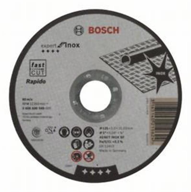 Круг відрізний по металу Bosch 125x1 (2608600549)