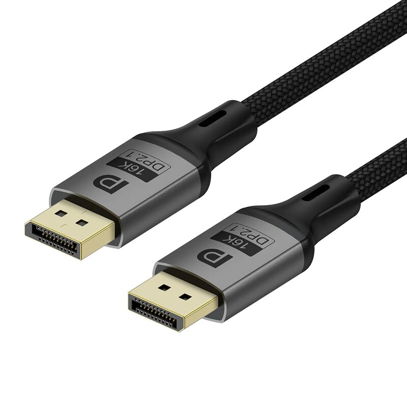 Кабель ColorWay DisplayPort-DisplayPort V2.1 16K 1.5м, Black (CW-CBDP091-BK)