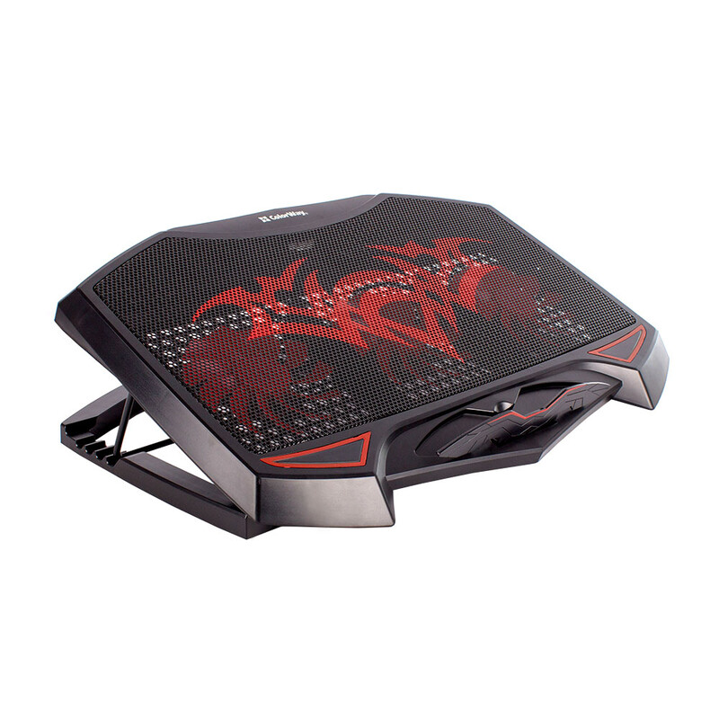 Охлаждающая подставка для ноутбука ColorWay Cooling Game Pro H1, 10-17” (CW-CGPH1)