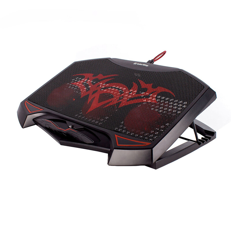 Охлаждающая подставка для ноутбука ColorWay Cooling Game Pro H1, 10-17” (CW-CGPH1)