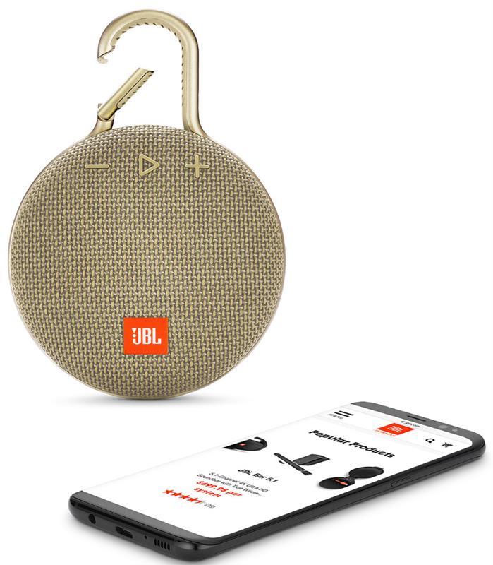 Акустическая система JBL Clip 3 Sand (JBLCLIP3SAND)