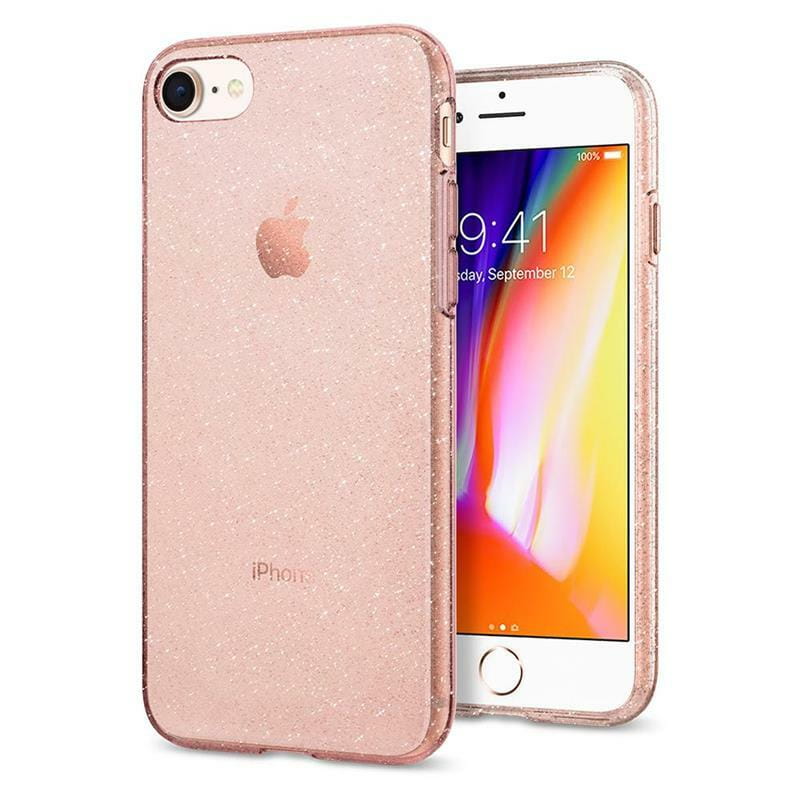 Чехол-накладка Spigen Liquid Crystal Glitter для Apple iPhone 8/7 Rose Quartz (042CS21419)