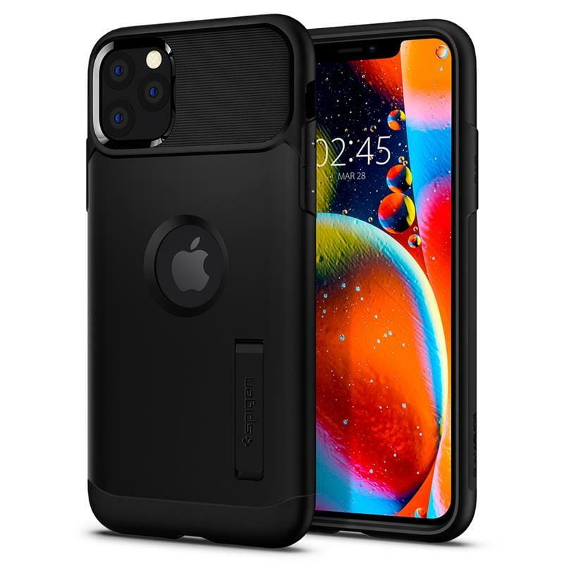 Чeхол-накладка Spigen Slim Armor для Apple iPhone 11 Pro Black (077CS27099)
