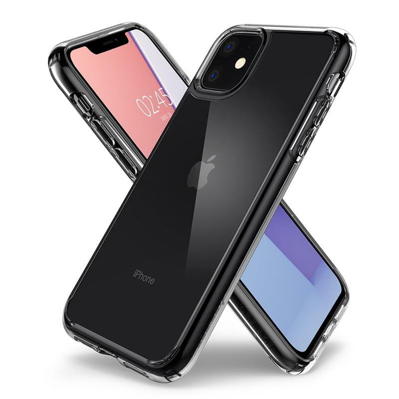 Чехол-накладка Spigen Crystal Hybrid для Apple iPhone 11 Crystal Clear (076CS27086)