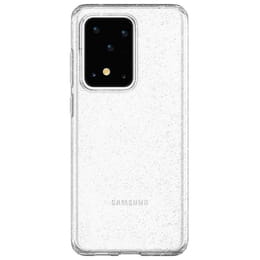 Чехол-накладка Spigen Liquid Crystal Glitter для Samsung Galaxy S20 Ultra SM-G988 Crystal Quartz (ACS00710)