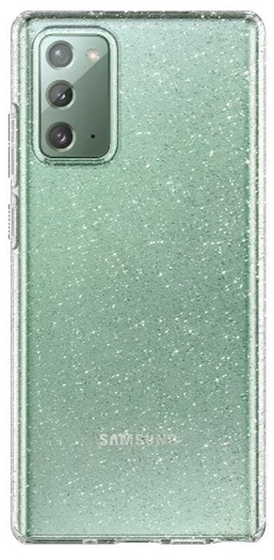 Чехол-накладка Spigen Liquid Crystal Glitter для Samsung Galaxy Note20 SM-N980 Crystal Quartz (ACS01416)