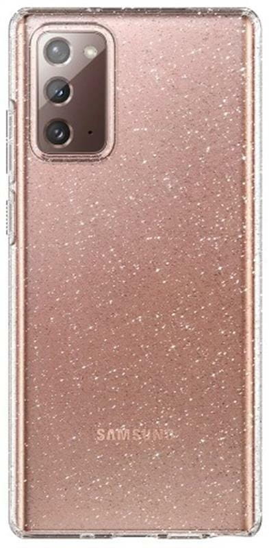 Чехол-накладка Spigen Liquid Crystal Glitter для Samsung Galaxy Note20 SM-N980 Crystal Quartz (ACS01416)