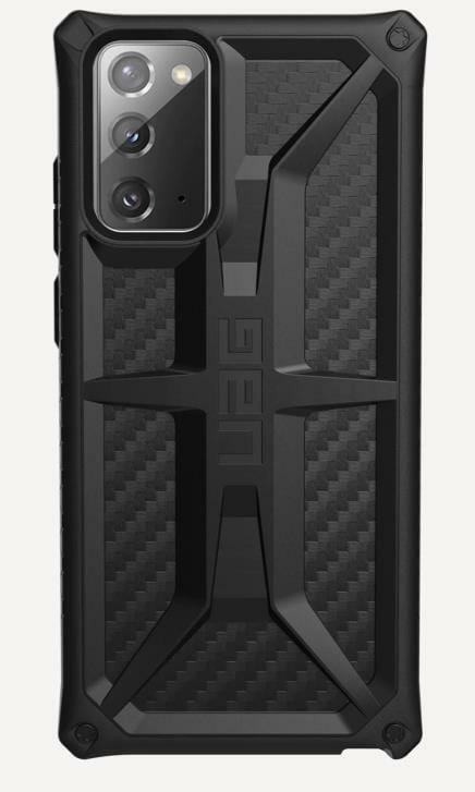 Чeхол-накладка Urban Armor Gear Monarch для Samsung Galaxy Note20 SM-N980 Carbon Fiber (212191114242)