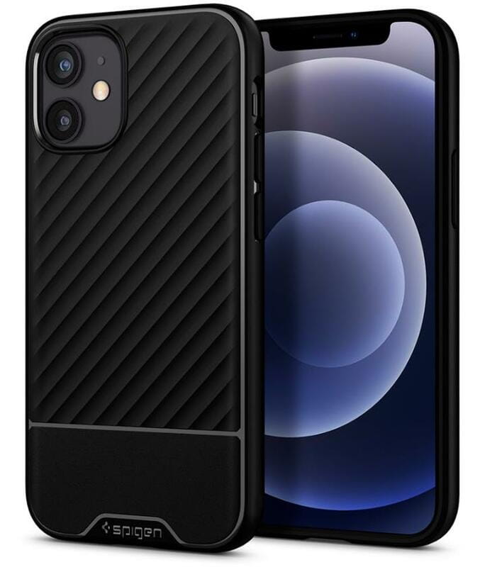 Чехол-накладка Spigen Core Armor для Apple iPhone 12 Mini Matte Black (ACS01537)