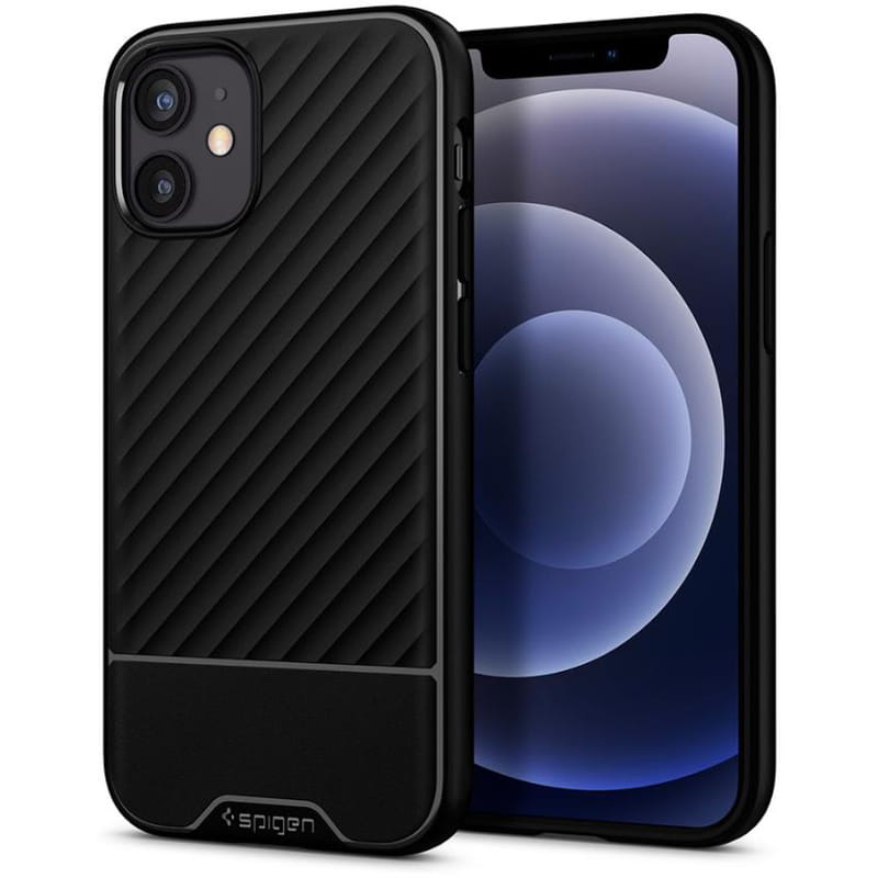 Чехол-накладка Spigen Core Armor для Apple iPhone 12 Mini Matte Black (ACS01537)