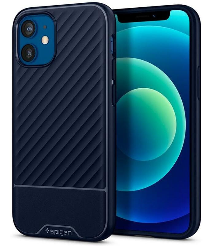 Чехол-накладка Spigen Core Armor для Apple iPhone 12 Mini Navy Blue (ACS01538)