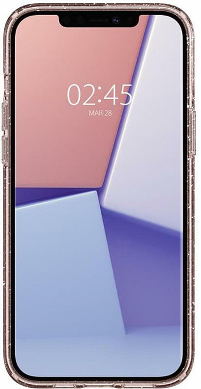 Чехол-накладка Spigen Liquid Crystal Glitter для Apple iPhone 12/12 Pro Rose Quartz (ACS01699)