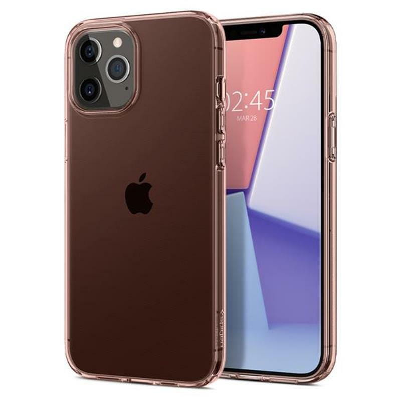 Чехол-накладка Spigen Crystal Flex для Apple iPhone 12/12 Pro Rose Crystal (ACS01518)