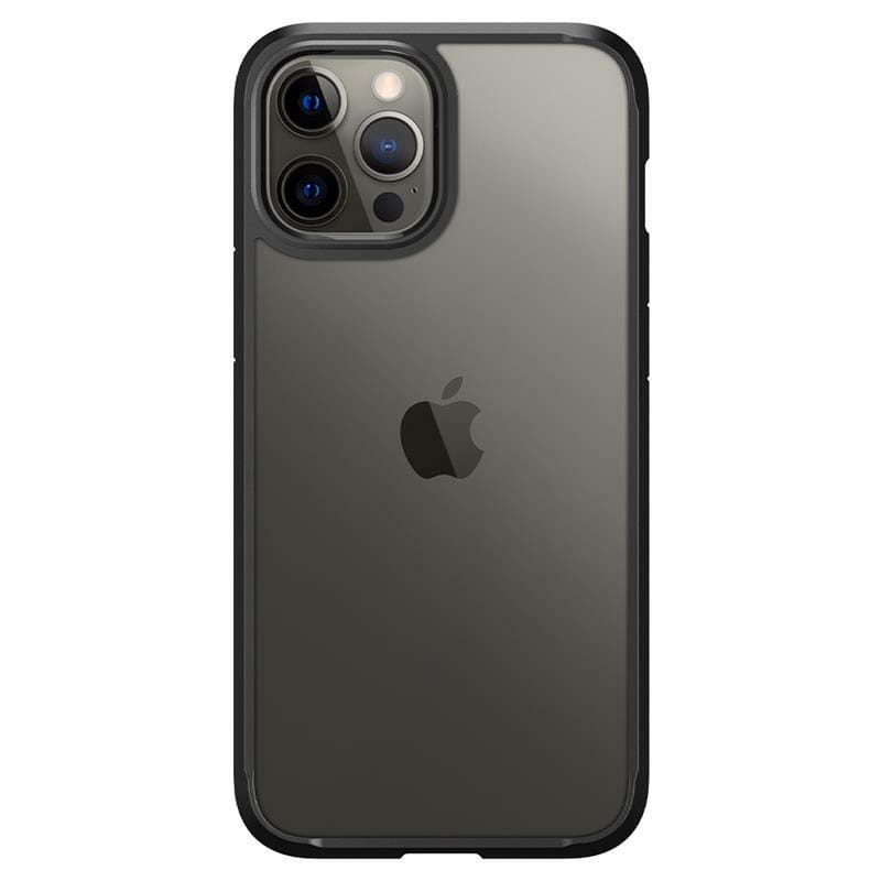 Чехол-накладка Spigen Crystal Hybrid для Apple iPhone 12 Pro Max Matte Black (ACS01477)