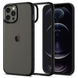 Чохол-накладка Spigen Crystal Hybrid для Apple iPhone 12 Pro Max Matte Black (ACS01477)