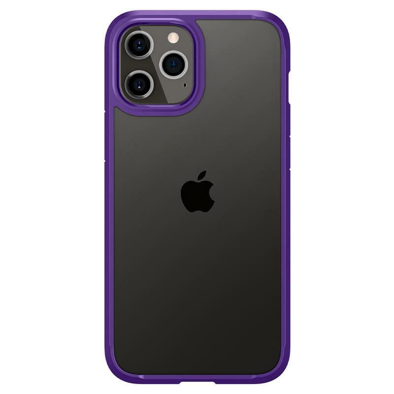 Чехол-накладка Spigen Crystal Hybrid для Apple iPhone 12 Pro Max Hydrangea Purple (ACS01478)