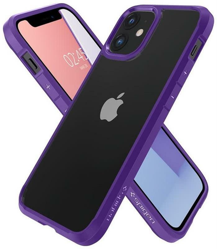 Чехол-накладка Spigen Crystal Hybrid для Apple iPhone 12 Mini Hydrangea Purple (ACS01544)