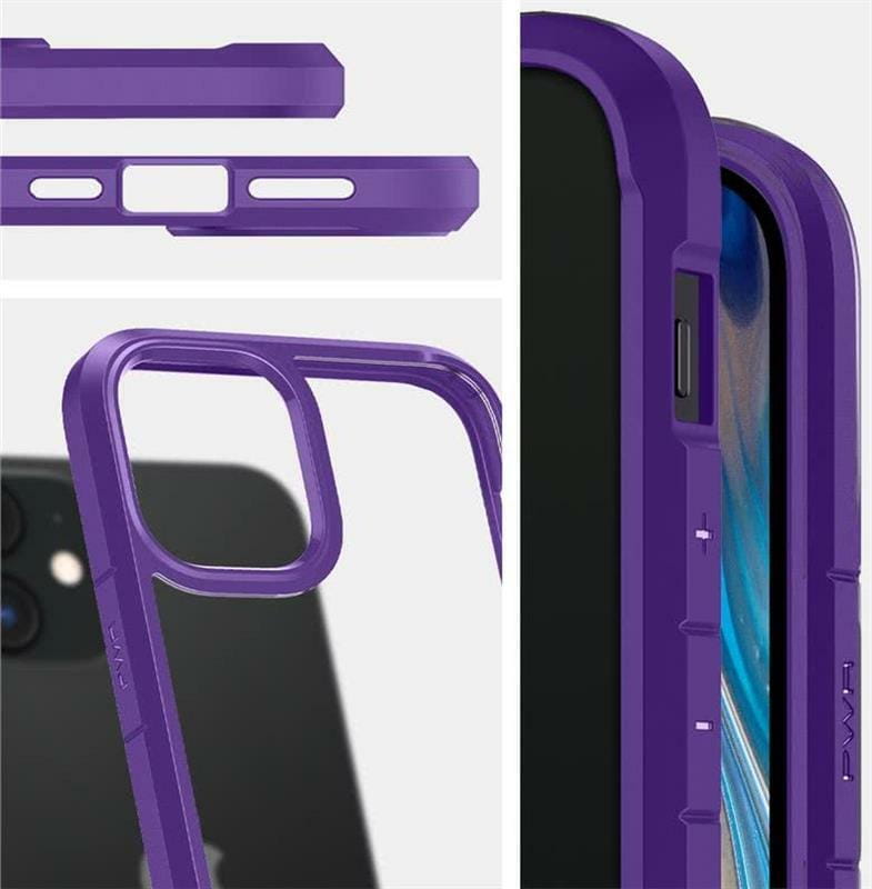 Чехол-накладка Spigen Crystal Hybrid для Apple iPhone 12 Mini Hydrangea Purple (ACS01544)