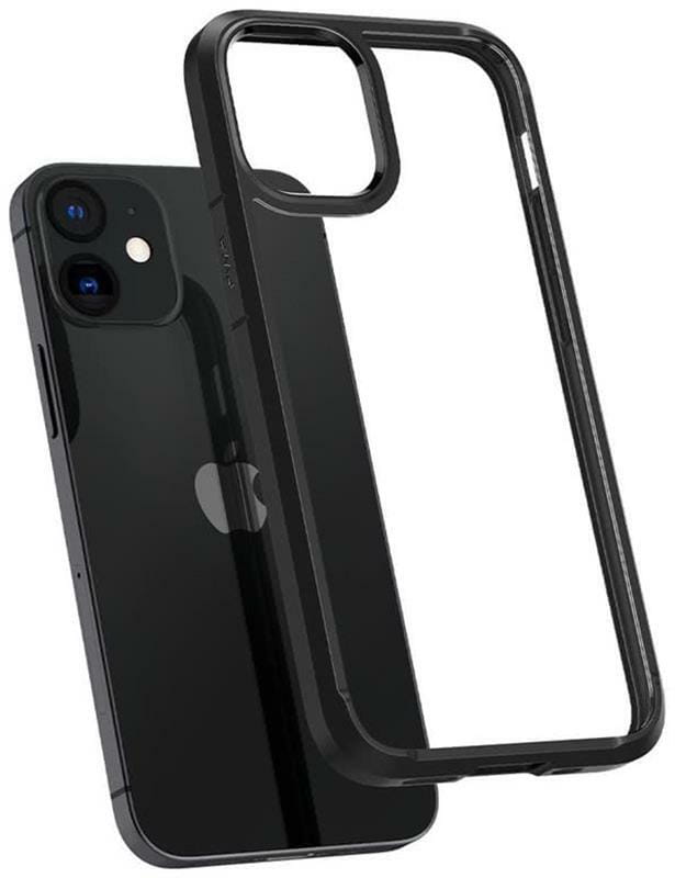 Чехол-накладка Spigen Crystal Hybrid для Apple iPhone 12 Mini Matte Black (ACS01543)