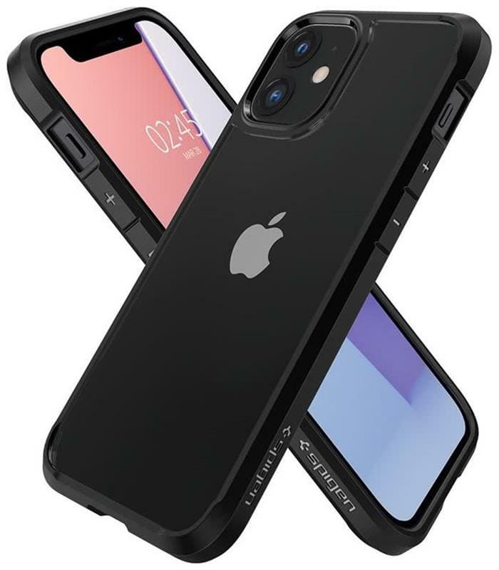 Чехол-накладка Spigen Crystal Hybrid для Apple iPhone 12 Mini Matte Black (ACS01543)