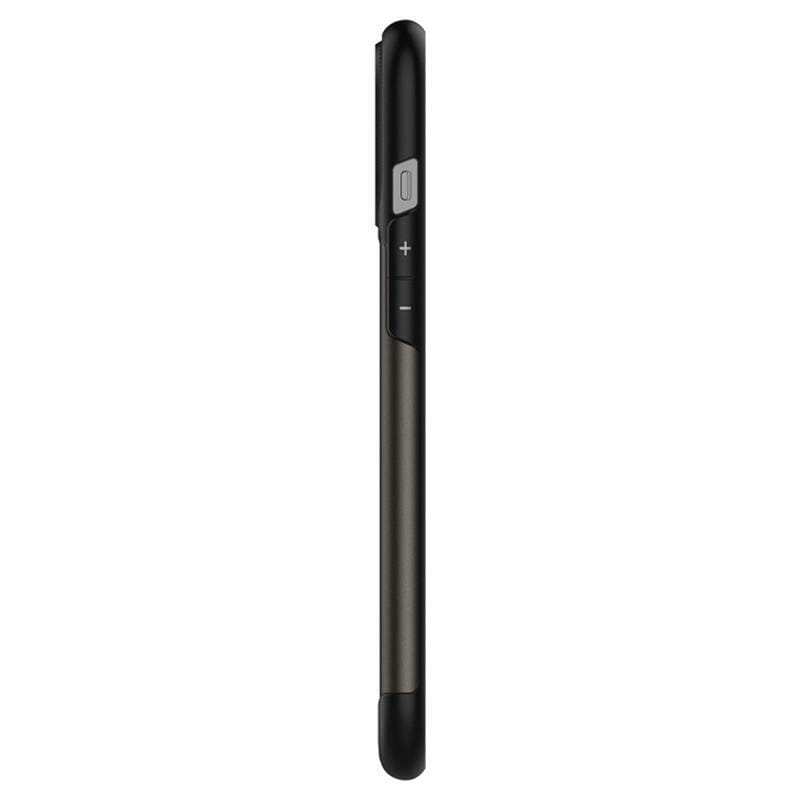 Чeхол-накладка Spigen Slim Armor для Apple iPhone 12 Pro Max Gunmetal (ACS01480)