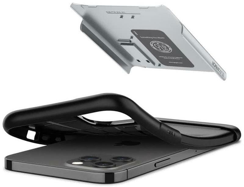 Чeхол-накладка Spigen Slim Armor для Apple iPhone 12 Pro Max Satin Silver (ACS01482)