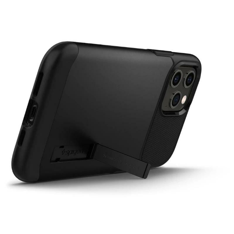 Чeхол-накладка Spigen Slim Armor для Apple iPhone 12 Pro Max Black (ACS01479)