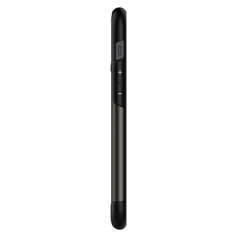 Чeхол-накладка Spigen Slim Armor для Apple iPhone 12 Mini Gunmetal (ACS01546)