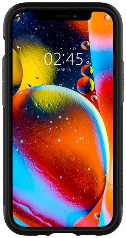 Чeхол-накладка Spigen Slim Armor для Apple iPhone 12 Mini Black (ACS01545)