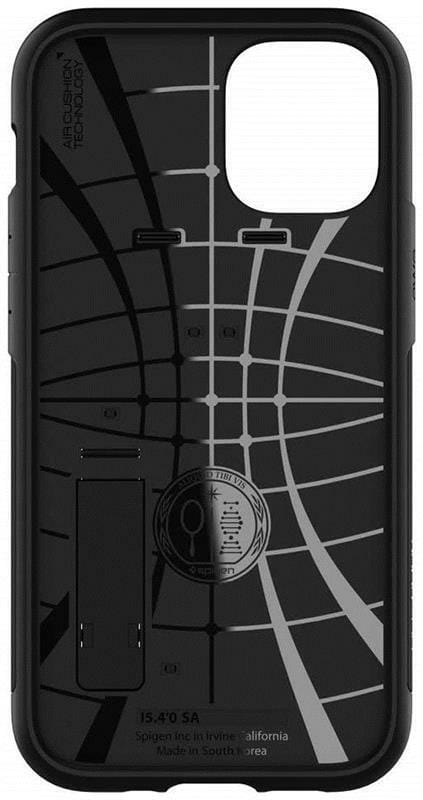 Чeхол-накладка Spigen Slim Armor для Apple iPhone 12 Mini Black (ACS01545)