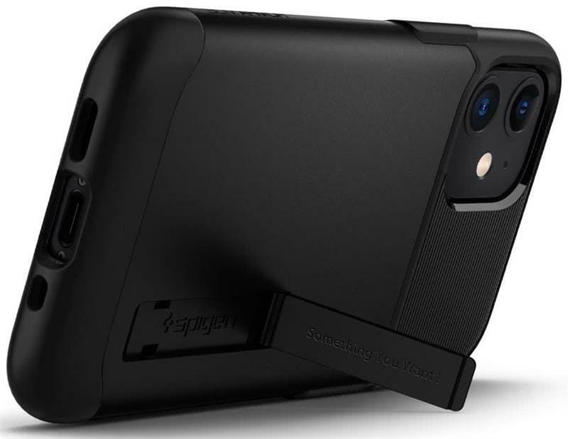 Чeхол-накладка Spigen Slim Armor для Apple iPhone 12 Mini Black (ACS01545)