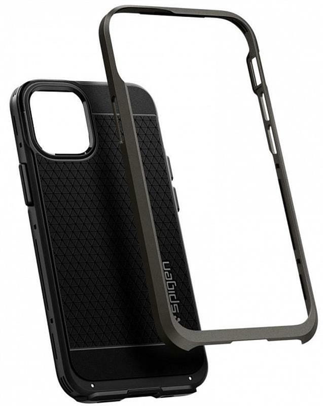 Чехол-накладка Spigen Neo Hybrid для Apple iPhone 12 Mini Gunmetal (ACS01754)