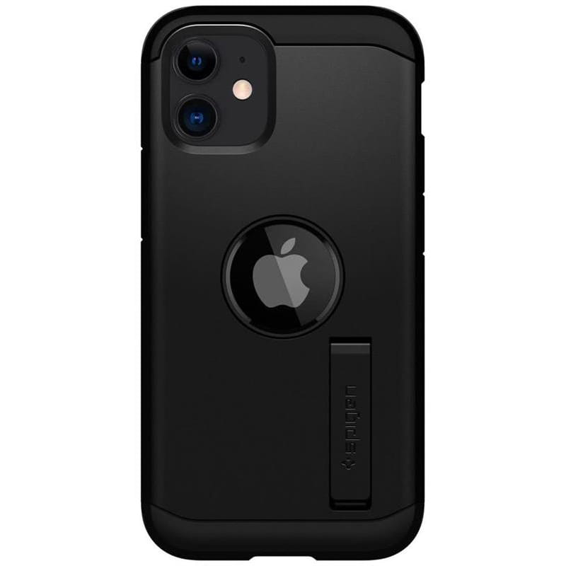 Чeхол-накладка Spigen Tough Armor для Apple iPhone 12 Mini Black (ACS01753)