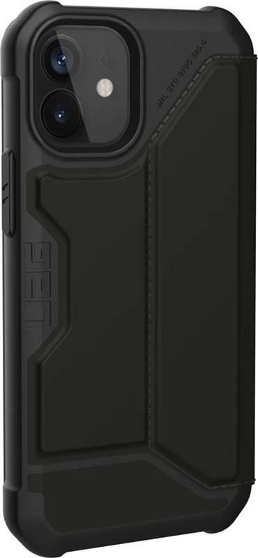 Чехол-книжка Urban Armor Gear Metropolis для Apple iPhone 12 Mini PU SATN Black (112346113840)