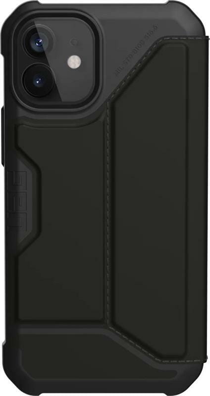 Чехол-книжка Urban Armor Gear Metropolis для Apple iPhone 12 Mini PU SATN Black (112346113840)